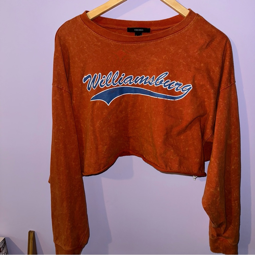 Long sleeve cropped top